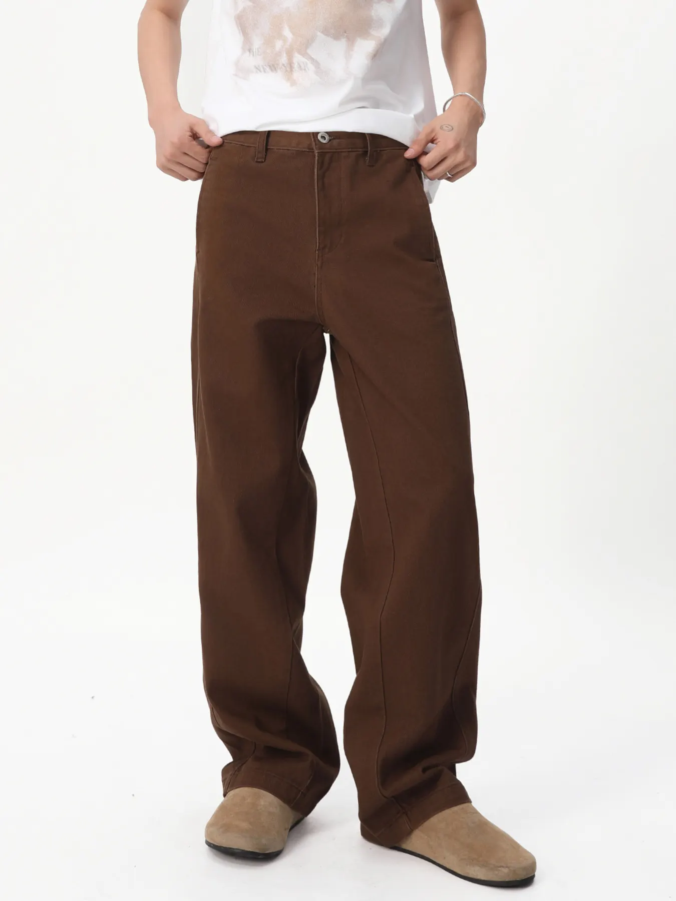 Men's Vintage Wide Leg Jeans